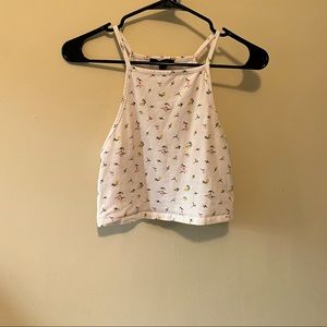 Medium, floral Forever 21 crop top